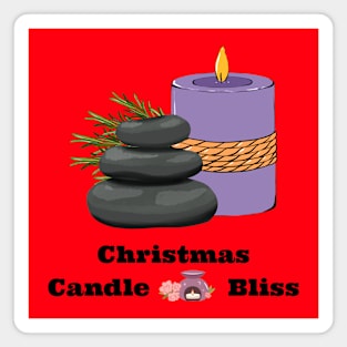 Christmas Candle Bliss Magnet